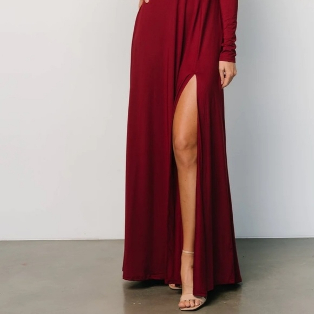 Baltic Born Arianna Merlot Maxi Dress - Picture 5 of 11